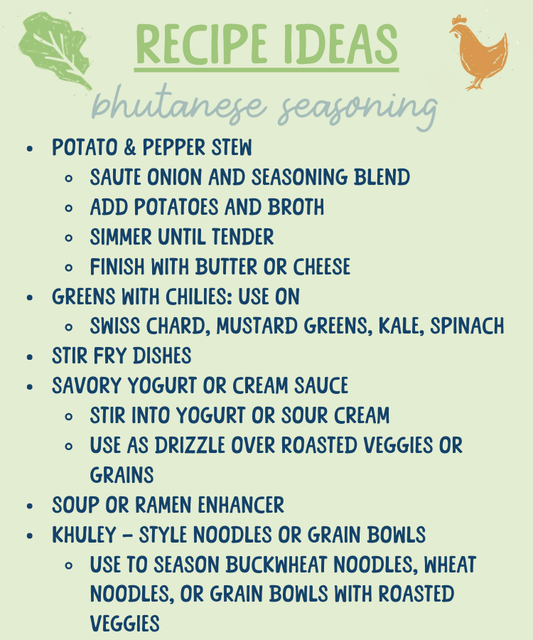 Bhutanese Seasoning Blend