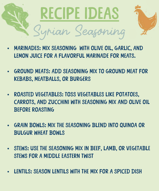 Syrian Seasoning Blend